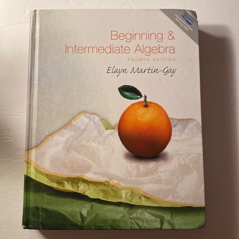 Beginning algebra & intermediate algebra book(with cd/video)